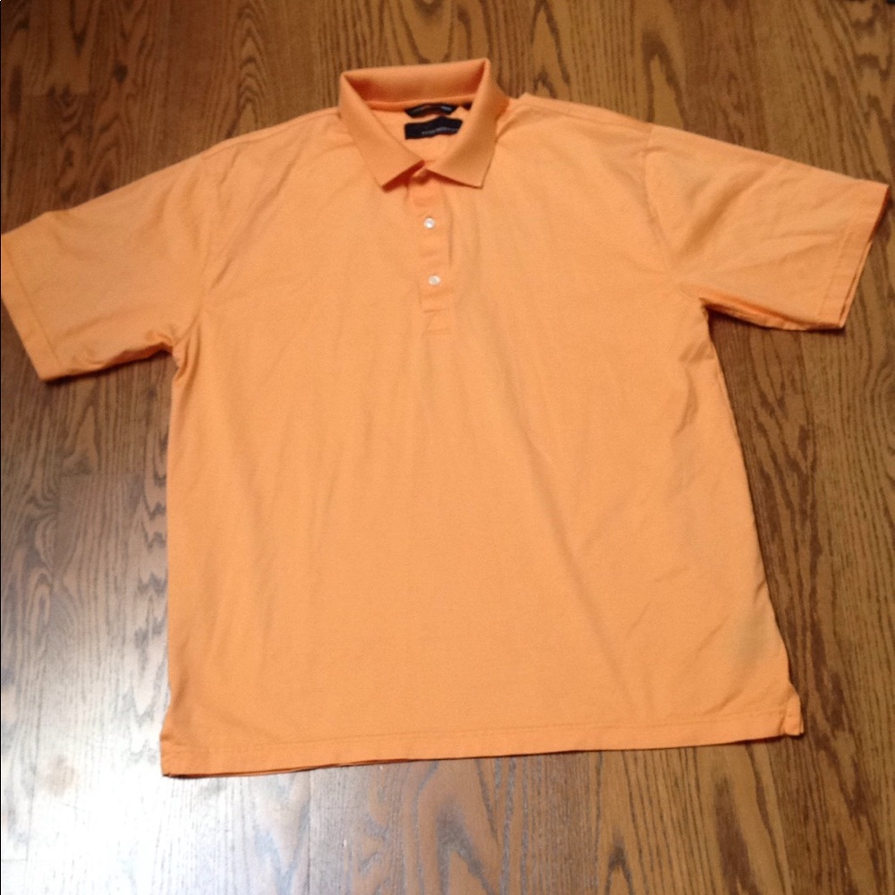 Greg Norman Men's Orange Polo